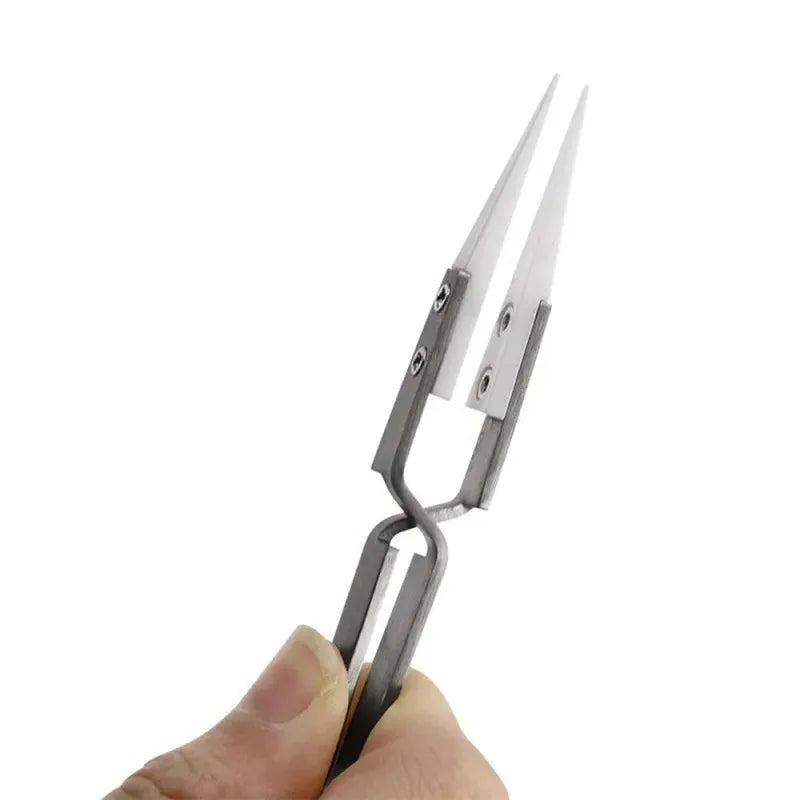 Precision Reverse Electronic Soldering Tweezers for Safe Handling, LK-AA19
