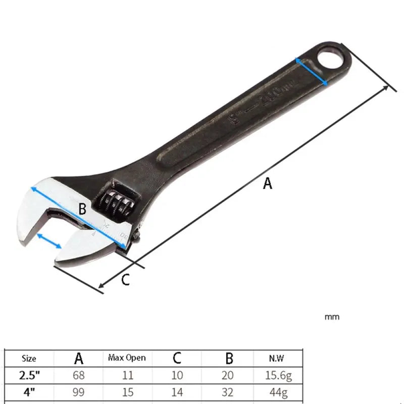 Compact multi-size wrench-8