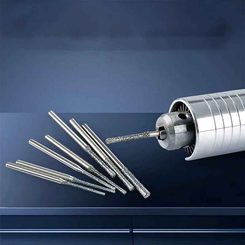 5PCS 0.8-2.5mm Diamond-Coated Drill Bits – Precision Tipped Bits for Tile, Jewelry, and Glass Drilling,LK-AA233