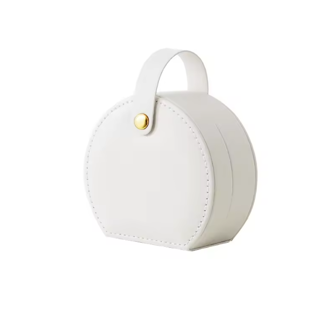 As per Semicircle Portable Jewelry Box Storage Box Princess Handbag Mini Earrings Necklace Ring Box Cross-border Spot,LK-AA246