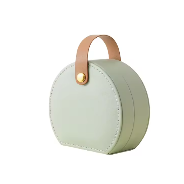 As per Semicircle Portable Jewelry Box Storage Box Princess Handbag Mini Earrings Necklace Ring Box Cross-border Spot,LK-AA246