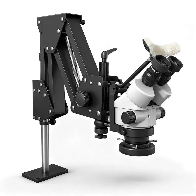 Binocular Stereo Microscope with Adjustable Magnification LK-MS01A-W