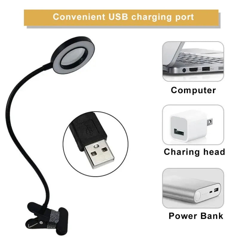LED Magnifier Clip Light-1