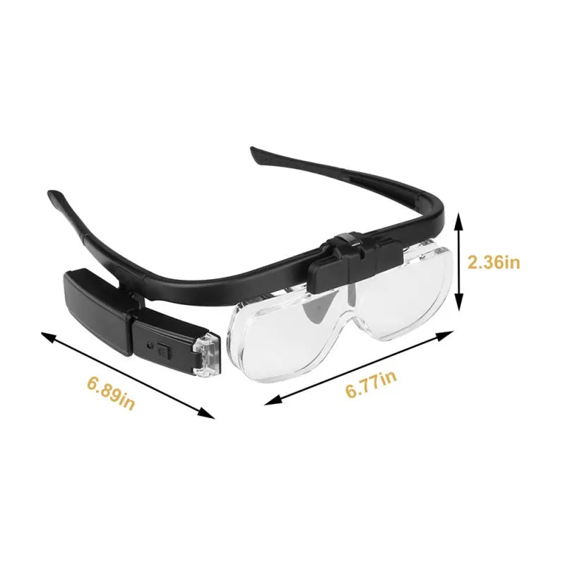 Rechargeable LED Magnifier Glasses-1
