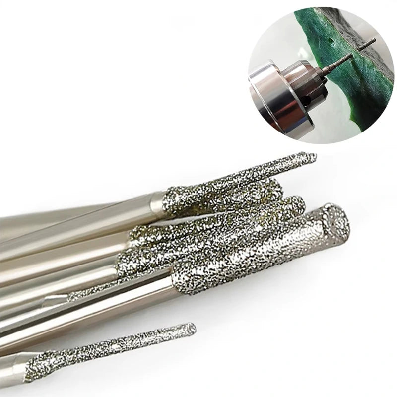 5PCS 0.8-2.5mm Diamond-Coated Drill Bits – Precision Tipped Bits for Tile, Jewelry, and Glass Drilling,LK-AA233
