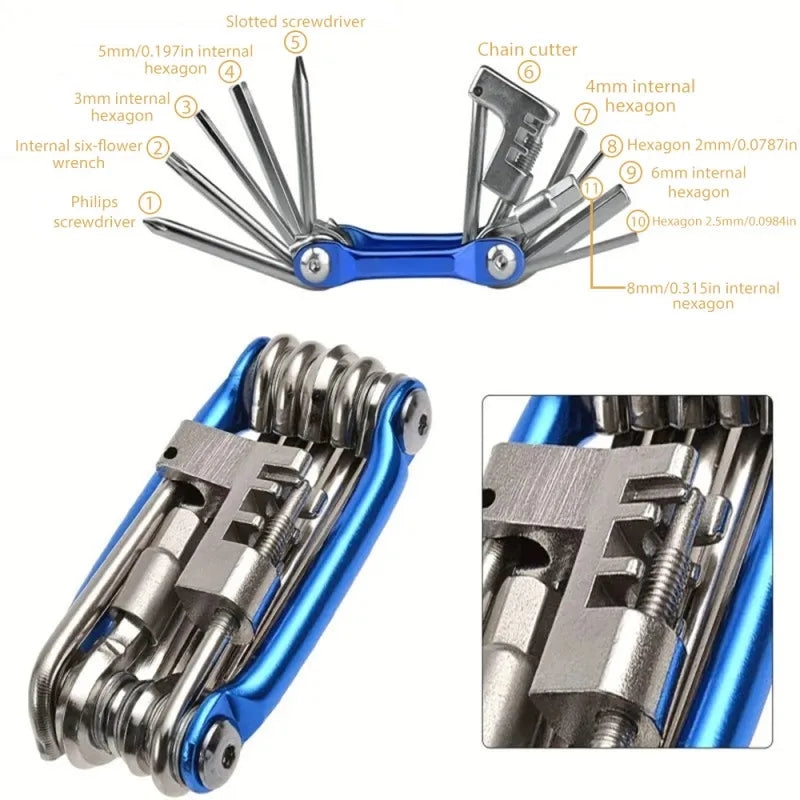 All-in-One Bike Repair Tool Kit-1