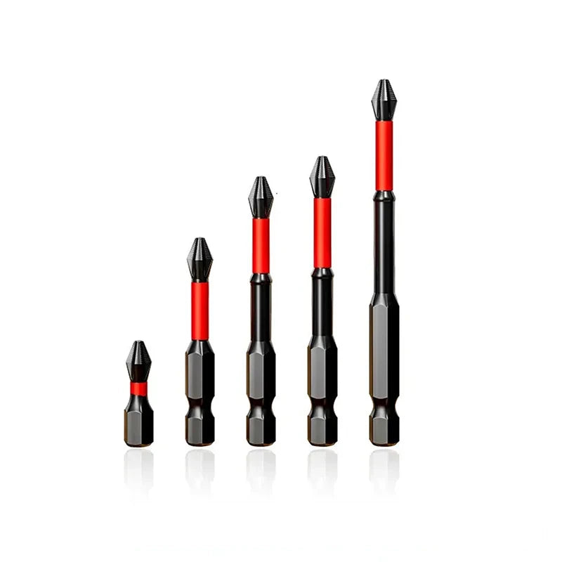 Non-slip impact screwdriver bit
