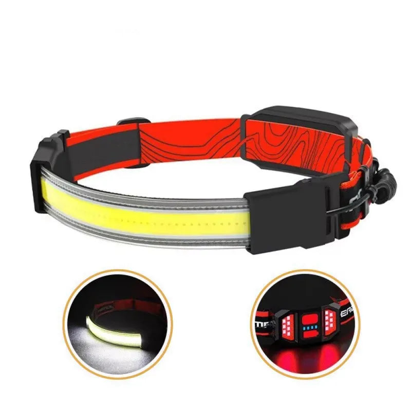 Rechargeable wide-beam headlight-1