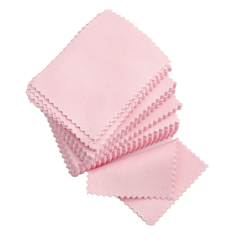 Pack Pink Jewelry Polishing Cloth