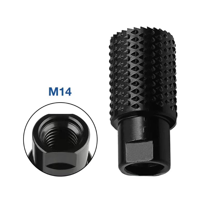 M10/M14 Round Head Rotary Grinder – Hole Opener & Angle Grinder Accessories for Metal and Wood Carving,LK-AA201