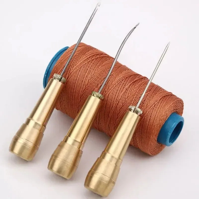 Copper Handle Awl & Needle-1
