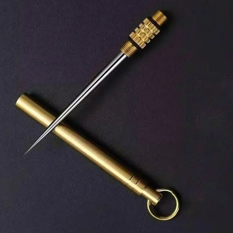 Portable Titanium Toothpick Holder-1