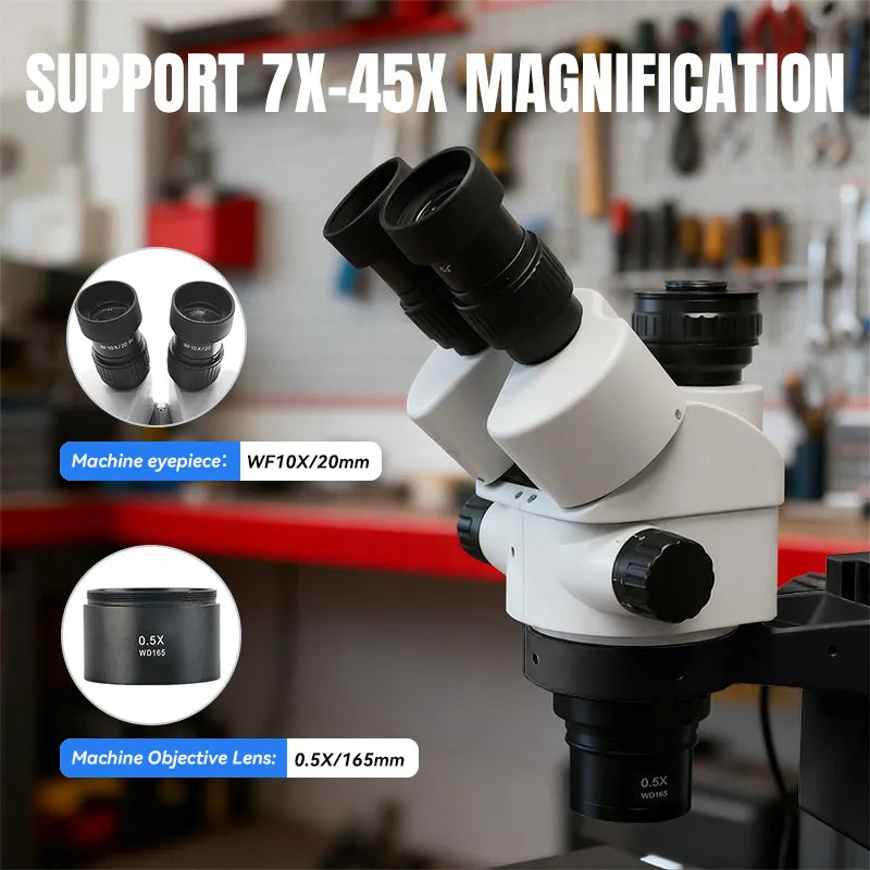 Professional trinocular stereo microscope LK-MH04B