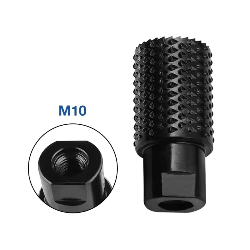 M10/M14 Round Head Rotary Grinder – Hole Opener & Angle Grinder Accessories for Metal and Wood Carving,LK-AA201