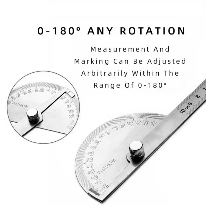 14cm Semi-Circular 180° Protractor Angle Measuring Tool, Carpenter Divider Ruler,LK-AA90