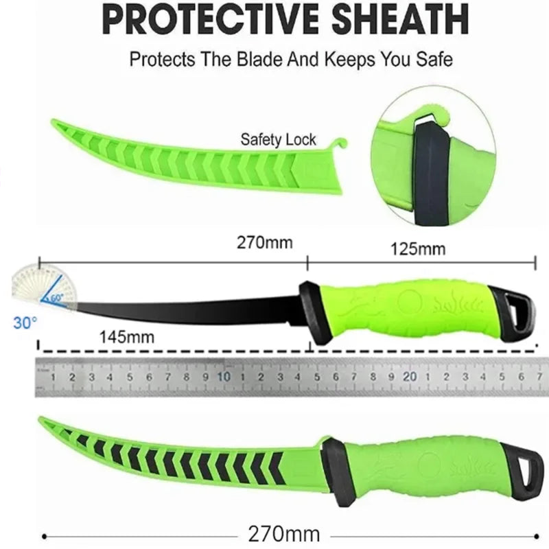 Fish Filleting Knife with Stainless-2