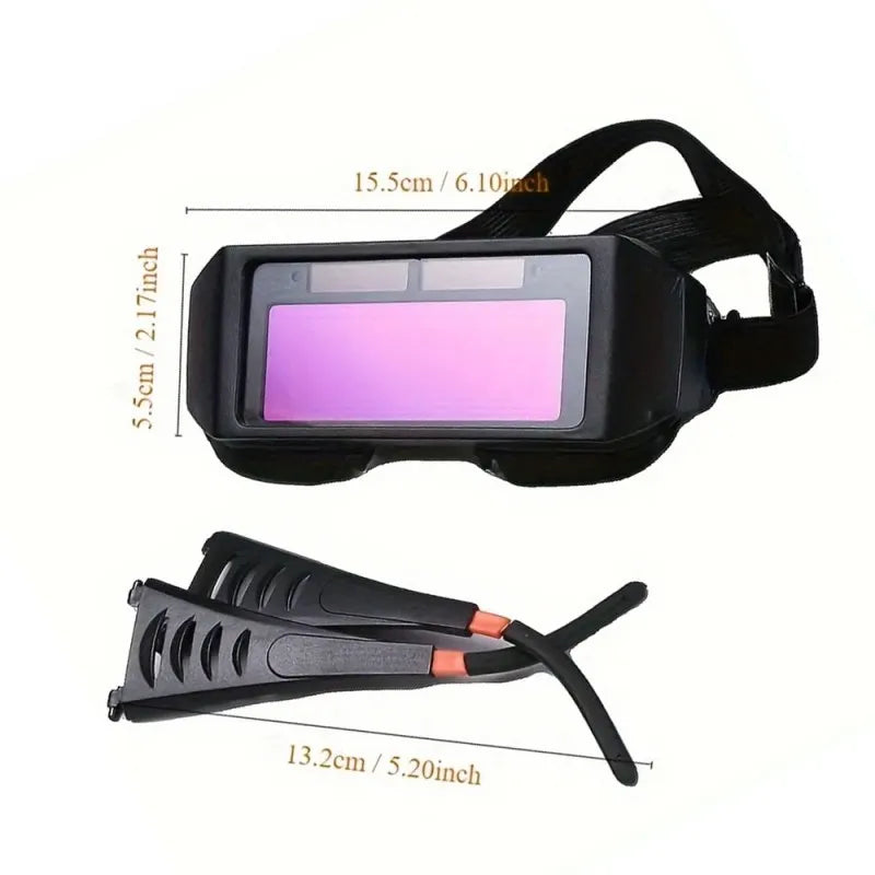Welding Goggles with Auto-Darkening Feature for Safety and Eye Protection, LK-AA79