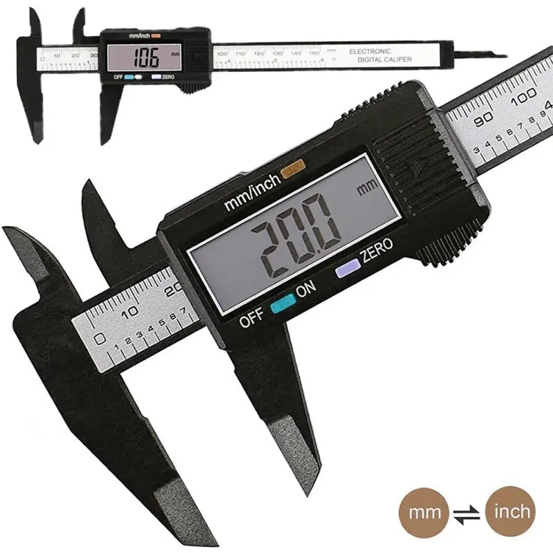 Digital Plastic Caliper for Accurate Jewelry and Craft Measurements, LK-ST06