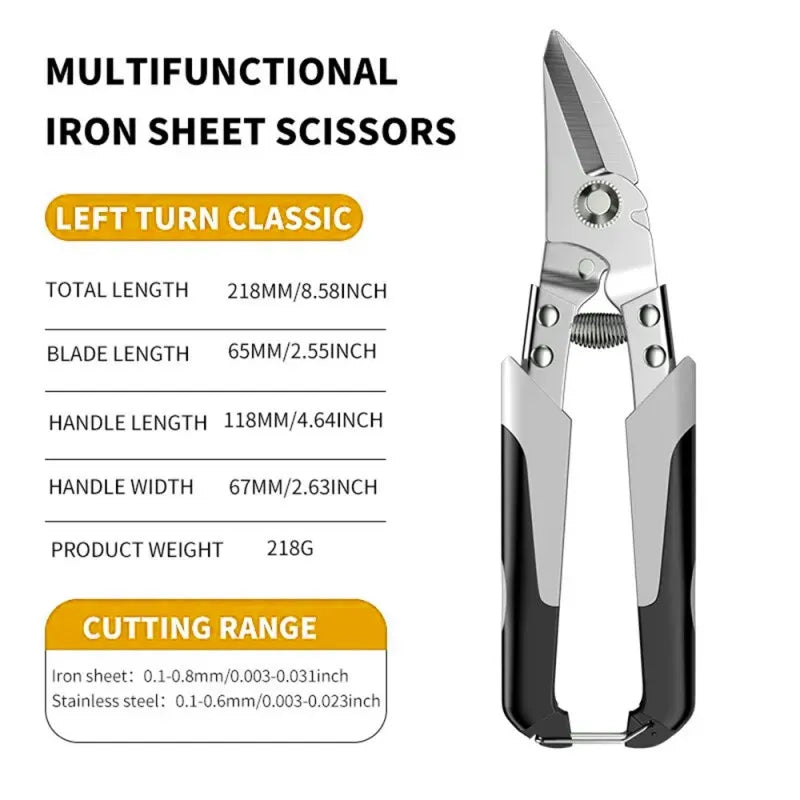 Durable Metal Shears for Industrial and DIY Cutting Applications, LK-SH11