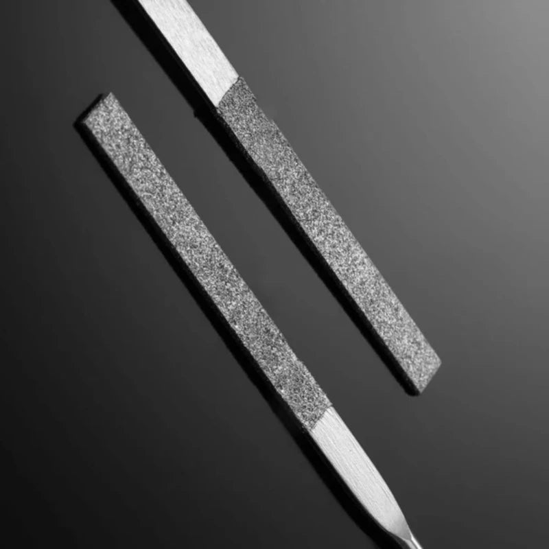 Diamond needle file, non-slip handle, red plastic handle DIY, metal gemstone, flat diamond jewelry polishing tool, needle,LK-AA185