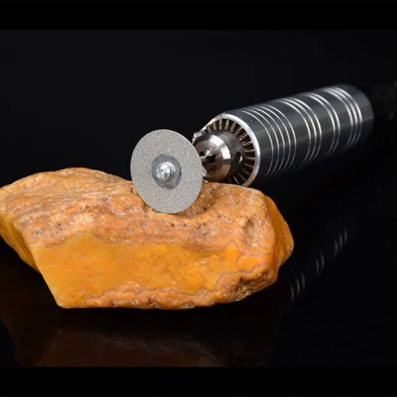 50 Pcs Diamond Grinding Heads Set – Coated Drill Bit Abrasive Burrs, 2.35mm for Polishing Jewelry, Glass, Marble,LK-AA199