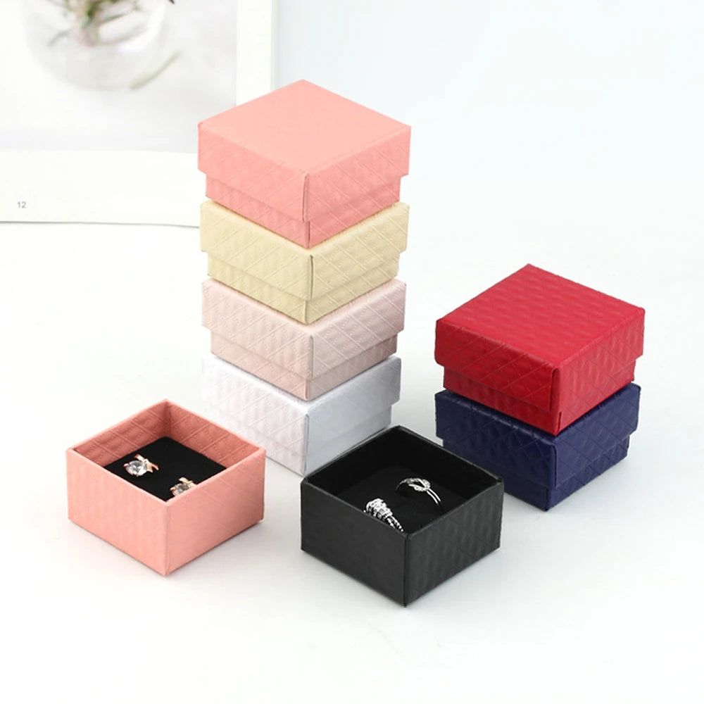 Jewelry gift box ring storage box