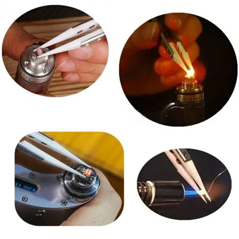 Precision Reverse Electronic Soldering Tweezers for Safe Handling, LK-AA19