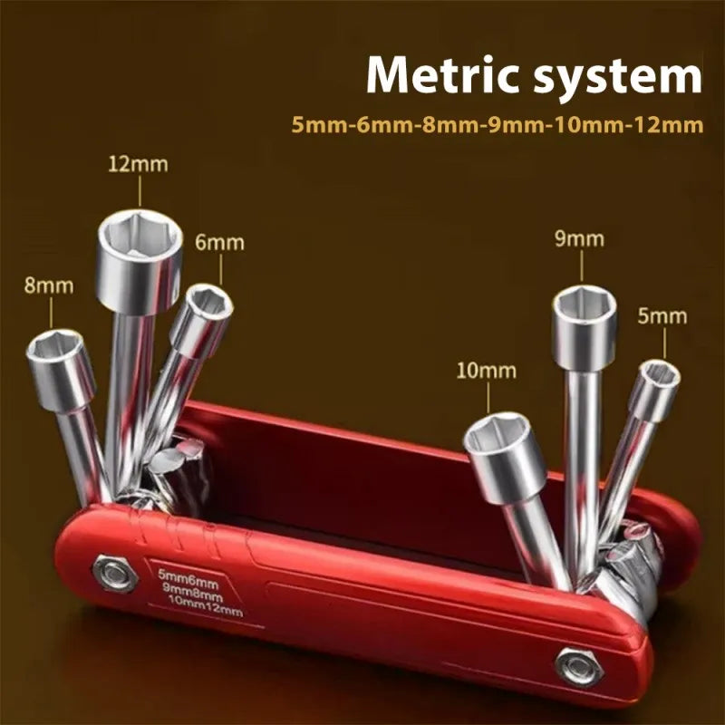 Compact 6-in-1 Folding Hexagon Key Set-4