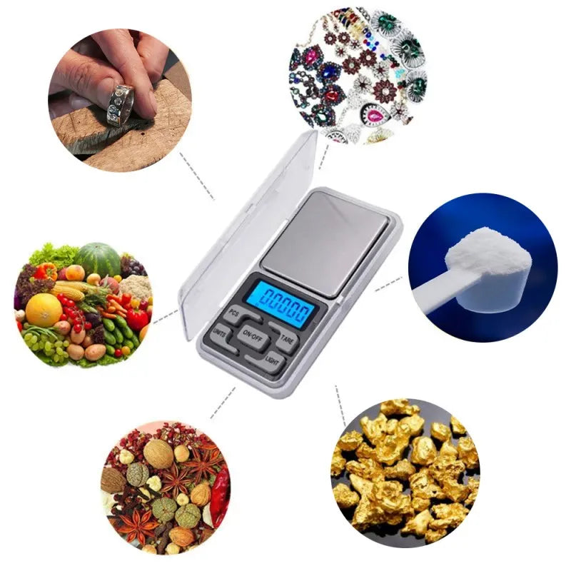 High-Precision 0.01g x 200g Digital Pocket Jewelry Scale with Retail Packaging,LK-AA94