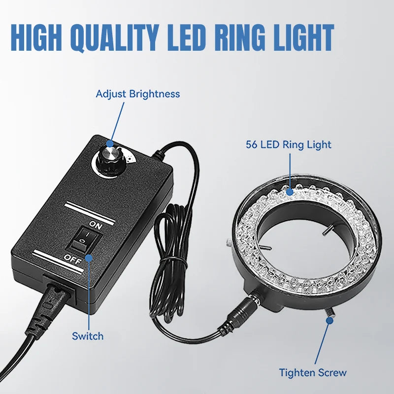 Stereo Zoom Microscope with Digital, LK-MS03B