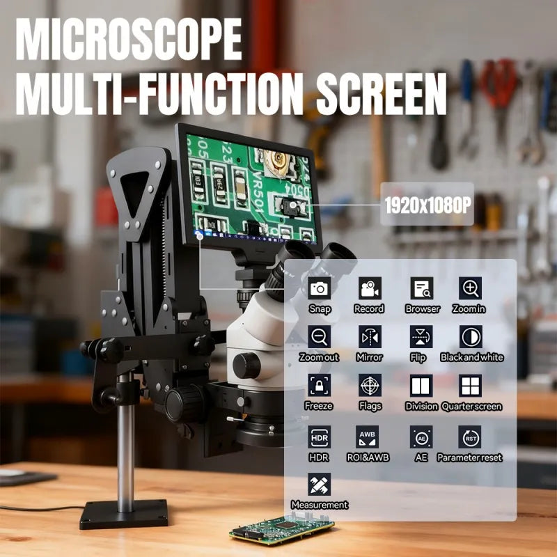 Professional trinocular stereo microscope LK-MH04B