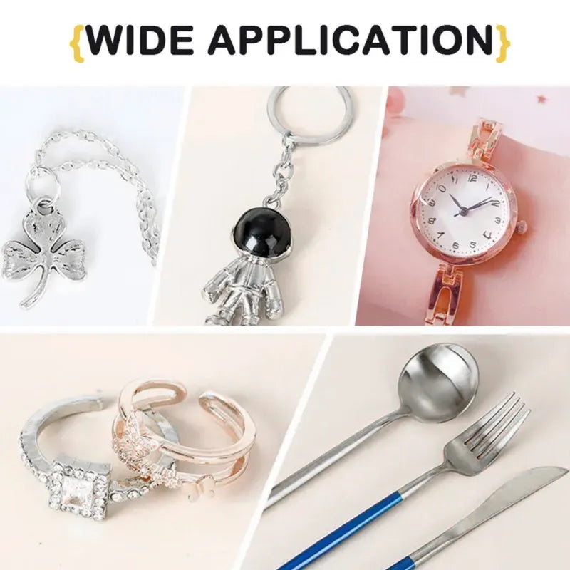 10-Pack Anti-Tarnish Polishing Cloths – Ideal for Cleaning Coins, Watches, and Jewelry,AA100