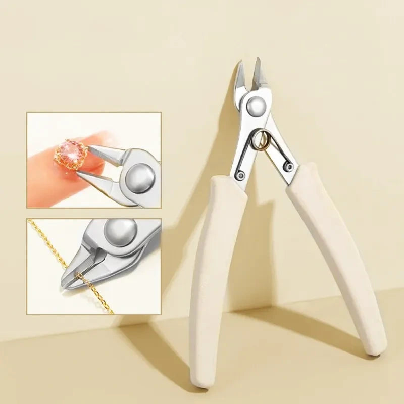 Diamond Removal Pliers and Mini Jewelry Cutter for Precision Detailing, LK-FP13