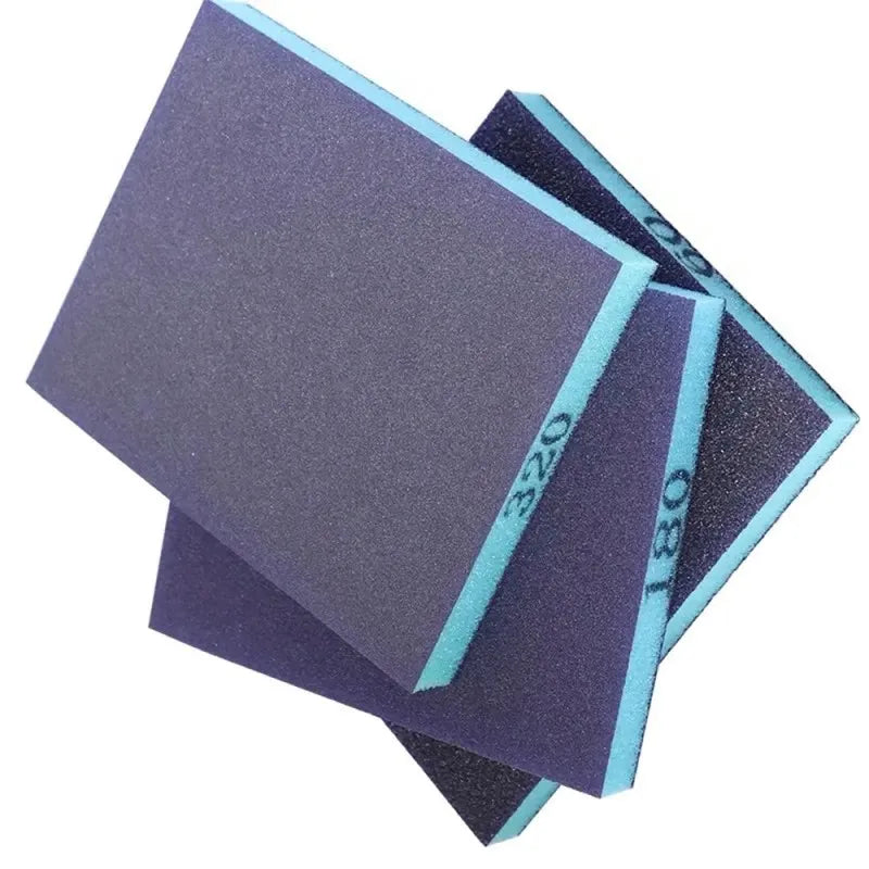6PCS Reusable Sanding Sponges, 60-320 Grit Wet/Dry Abrasive Blocks for Polishing Metal and Wood,LK-AA96