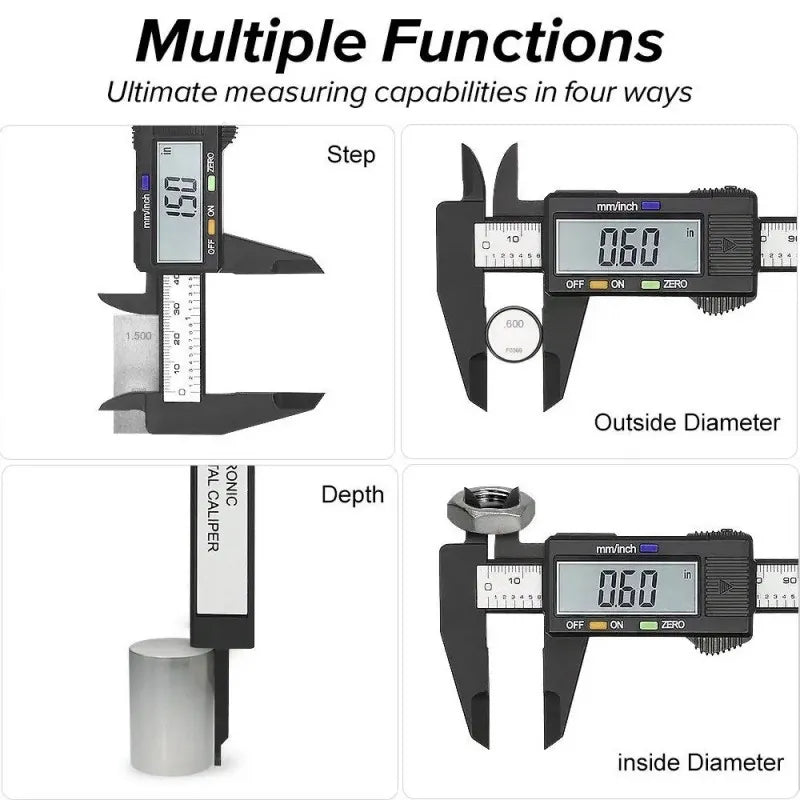 Digital Plastic Caliper for Accurate Jewelry and Craft Measurements, LK-ST06