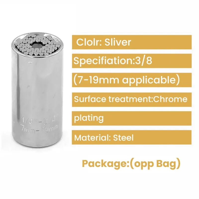 Adjustable Socket Wrench Tool Set-5