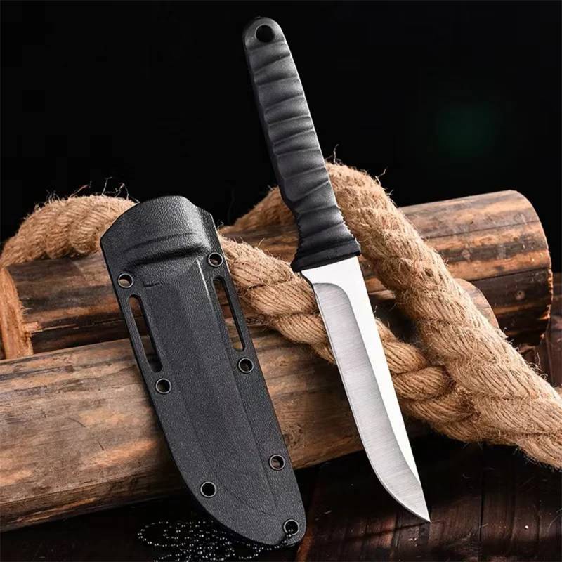 Outdoor EDC Self-Defense Knife, High-Hardness Survival Knife for Outdoors, Camping, and Climbing – Stainless Steel Blade,LK-AA120