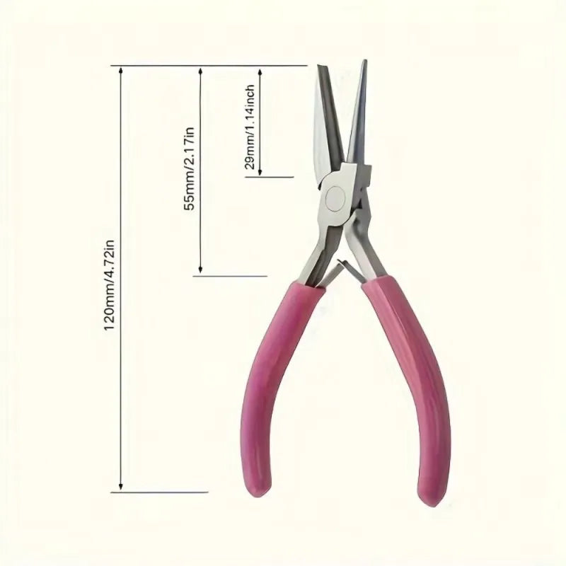 5" Lightweight Round Concave Pliers-4