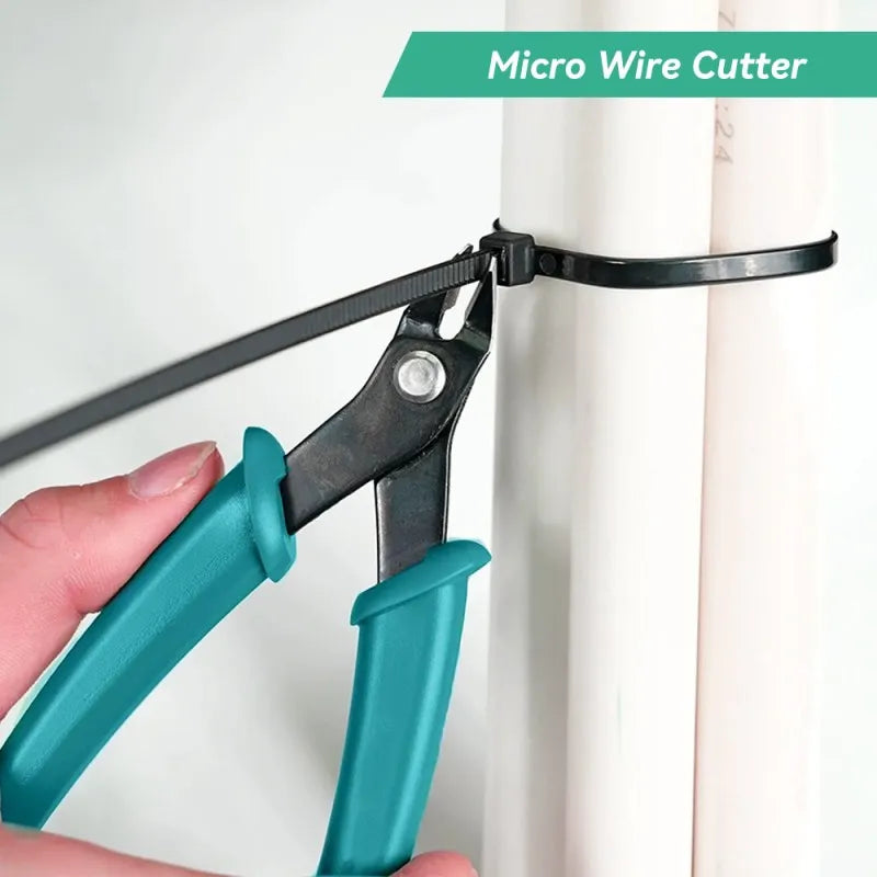 Suitable for Fine Craft Precision Micro Wire Cutter Flat Mouth Side Cutting Pliers, LK-FP12