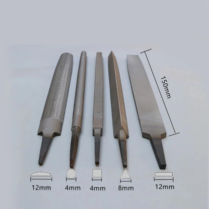 6" Metal File Set-3