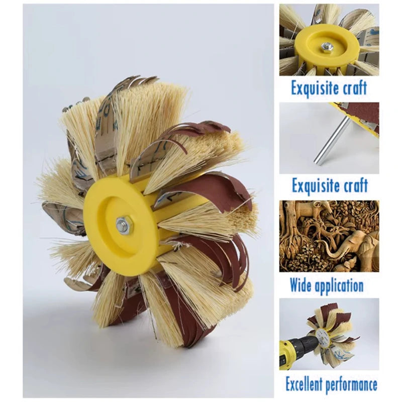 Flexible Bristle Abrasive Wheel-7