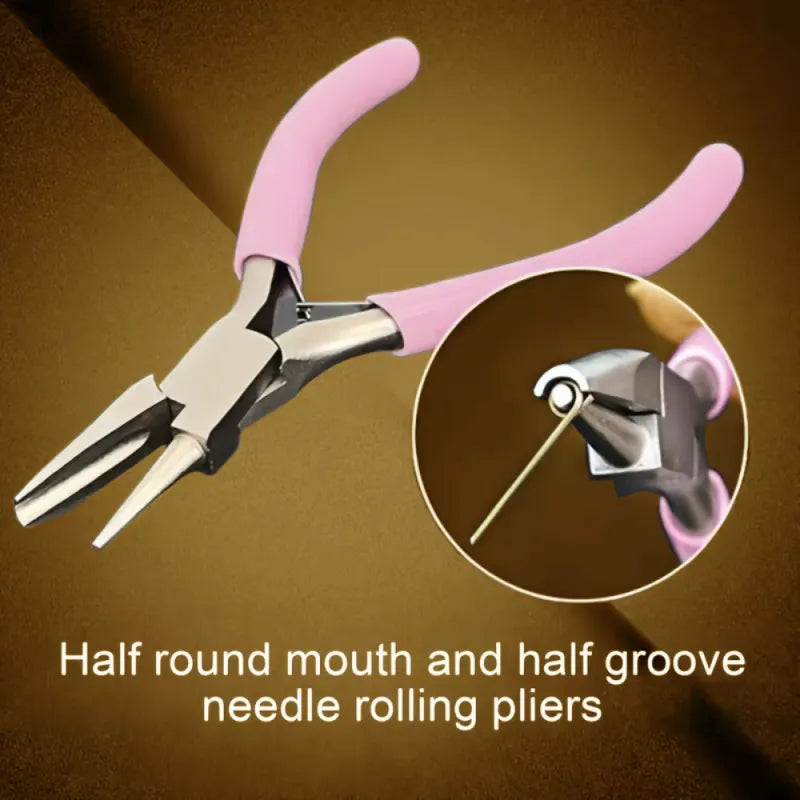 5" Handy Round Concave Pliers-5