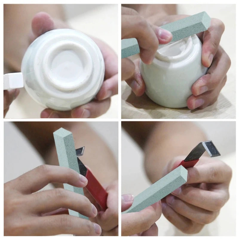 Small coarse grinding ceramic oil stone ceramic primer glaze polishing ceramic tools polishing stone tools,LK-AA178