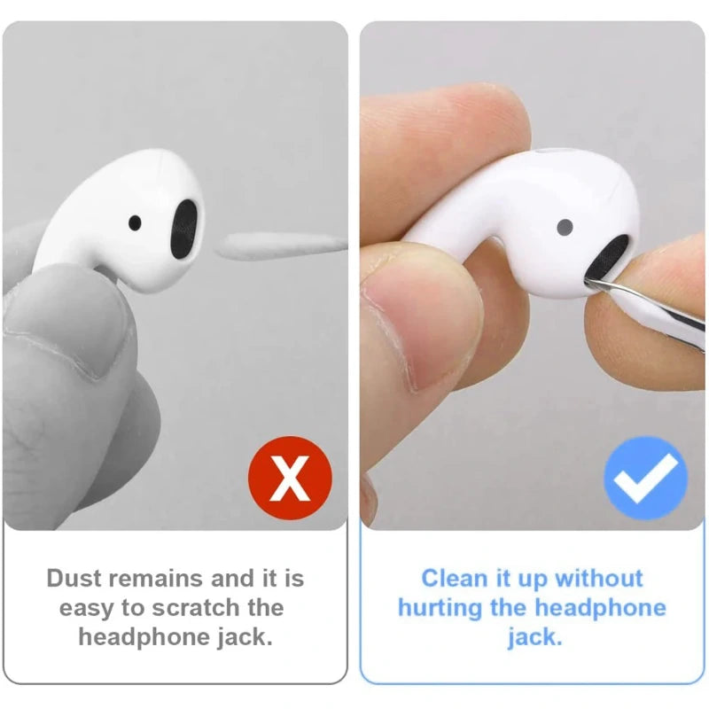 Cleaner Sets for Bluetooth Earphone Airpods Pro 1 2 3 Earbuds Case Cleaning Kit Pen Brush for Samsung Xiaomi Huawei Airdots,LK-AA147