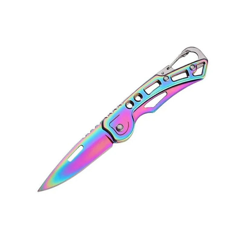 Folding Fruit Knife – Stainless Steel Outdoor Pocket Knife with Non-Slip Handle, Ideal as a Kitchen Accessory,LK-AA101