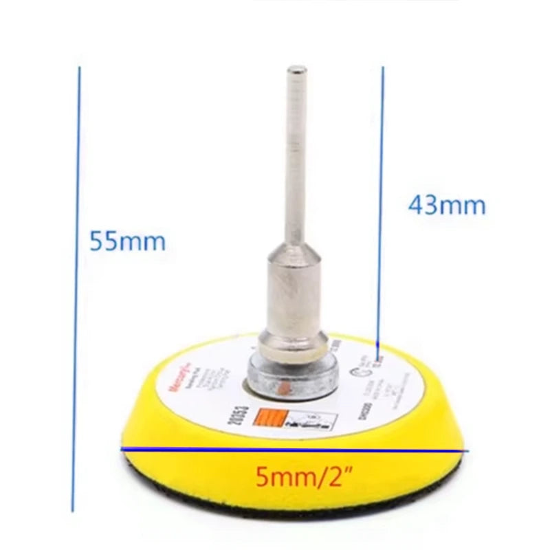 2-Inch 50mm Sanding and Polishing Pad – Backing Plate with 3mm Shank, Compatible with Rotary Tools,LK-AA198
