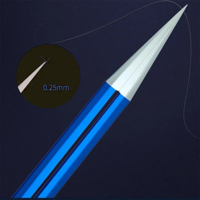 Stainless Steel Non-Magnetic High-Hardness Precision Tweezers with 8 Hollow Heat-Dissipating Design for Phone Chip Repair,LK-AA110