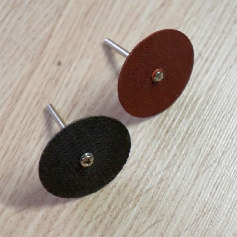 36-Piece Abrasive Cutting Discs Set (24mm) with Mandrels – Grinding Wheels for Dremel Accessories, Rotary Tool Metal Cutting Saw Blades,LK-AA116