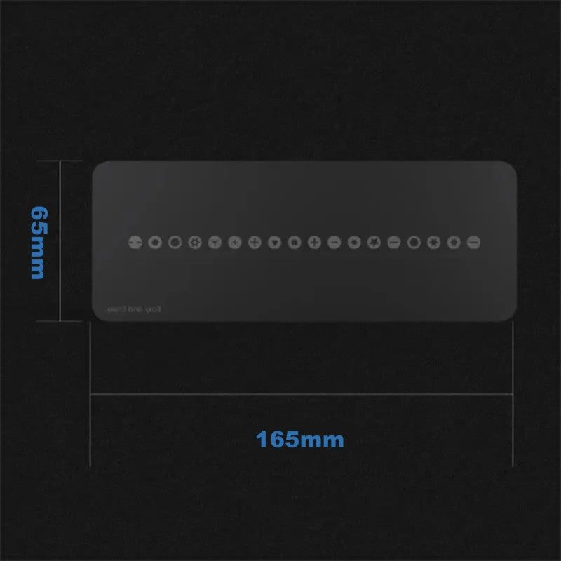 Wowstick Wowpad Magnetic Screw Pad – Screw Position Memory Plate Mat for Kit 1FS, 1P+, 1F+ Plus with Magnetic Sticker,LK-AA117