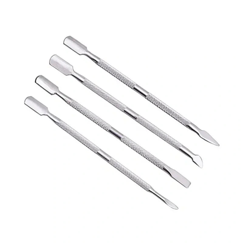 Double-ended steel cuticle pusher-6